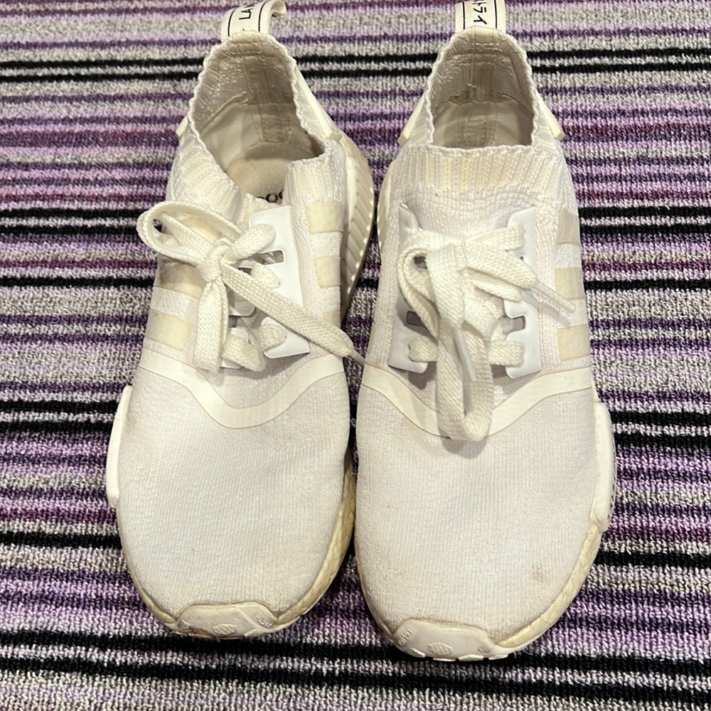 Adidas white sneakers